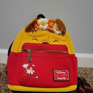 Loungefly Red and Yellow Kids Backpack